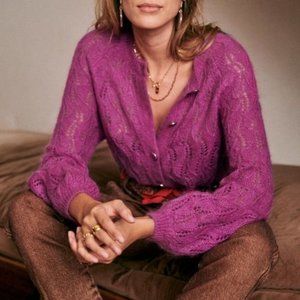 Sezane Light Purple Roberto Jumper